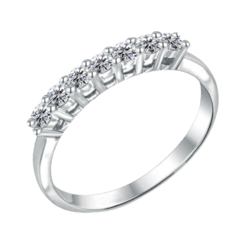 9ct White Gold Diamond Ring