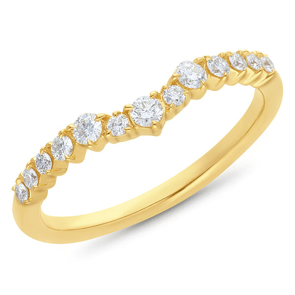 18ct Yellow Gold Diamond Ring