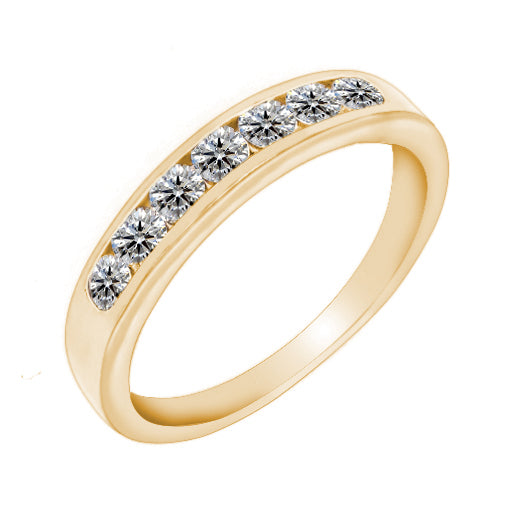 9ct Yellow Gold Diamond Ring