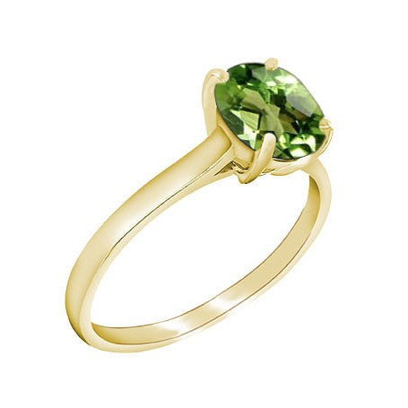 9ct Yellow Gold Peridot Ring