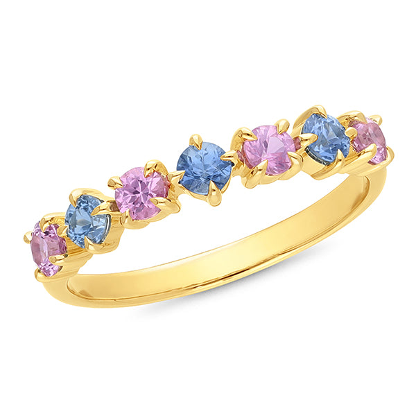 9ct Yellow Gold Sapphire Ring