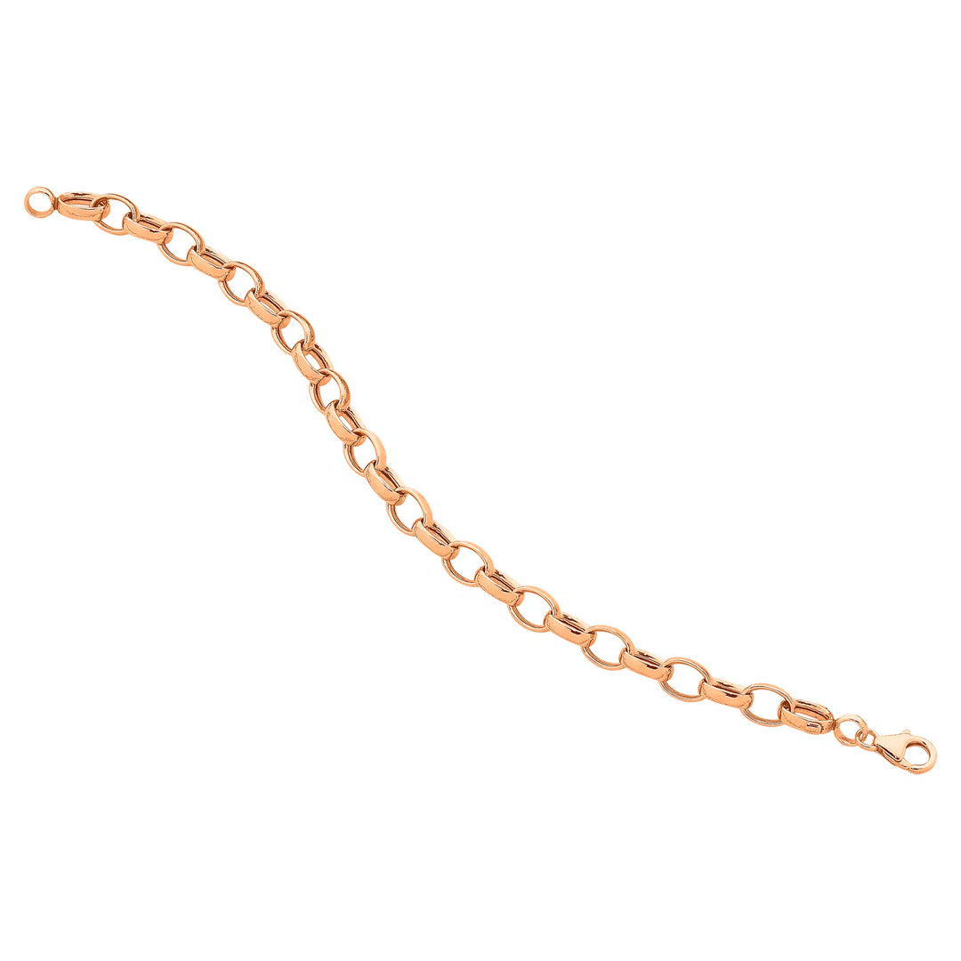 9ct Rose Gold Silver Filled Bracelet