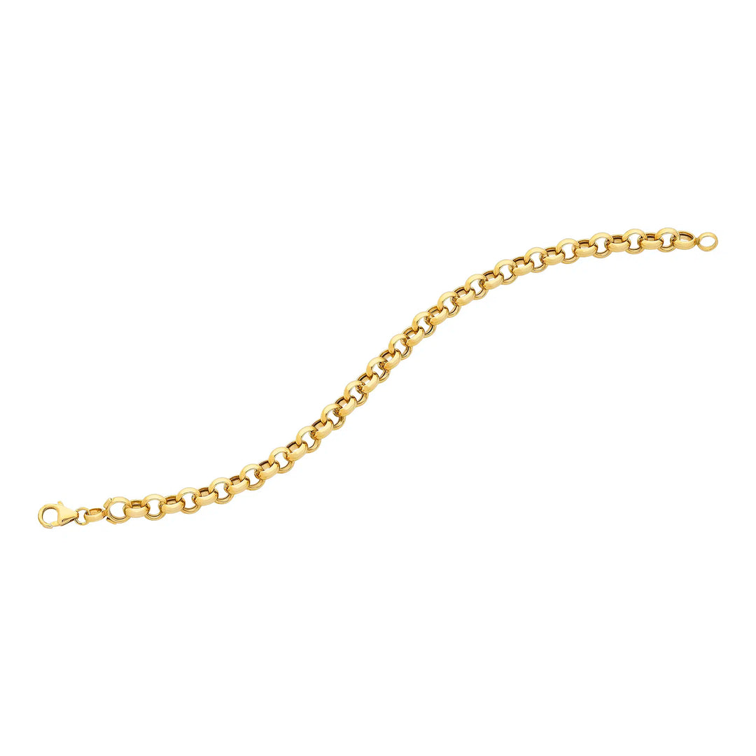 9ct Yellow Gold Silver Filled Bracelet