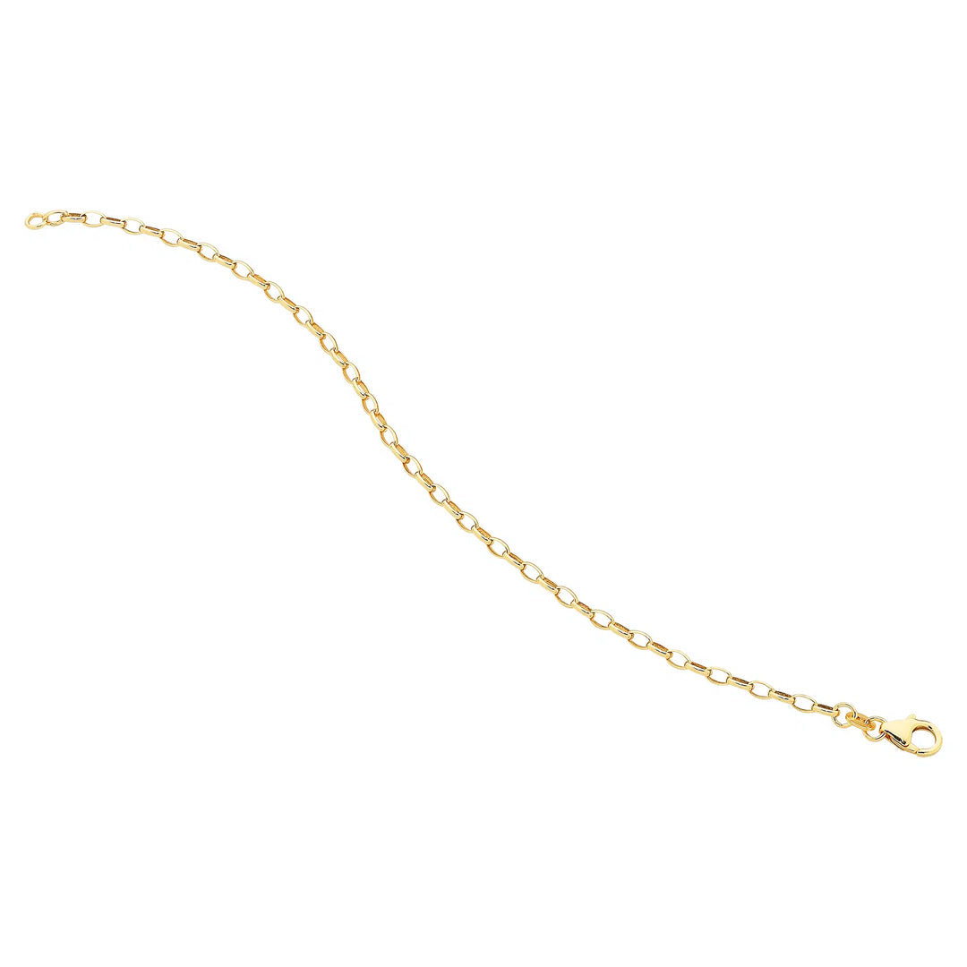 9ct Yellow Gold Silver Filled Bracelet