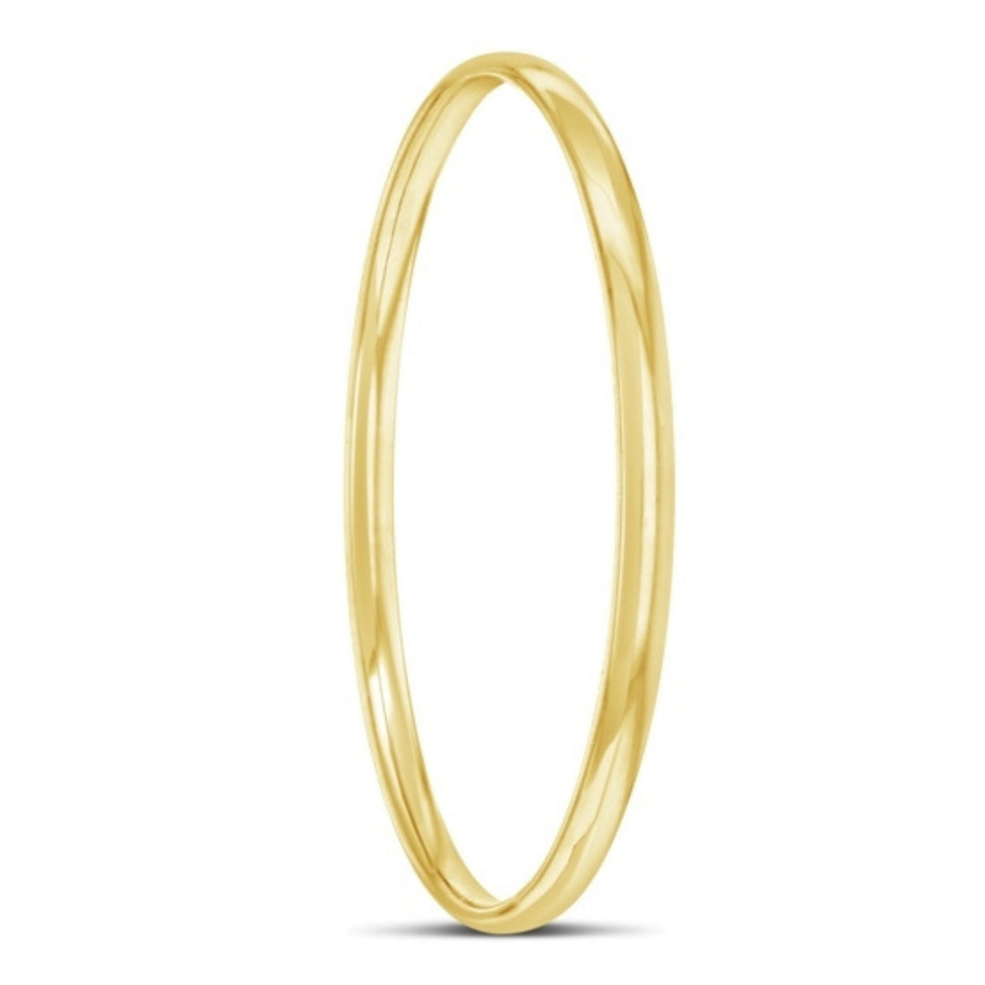 9ct Yellow Gold Silver Filled Bangle