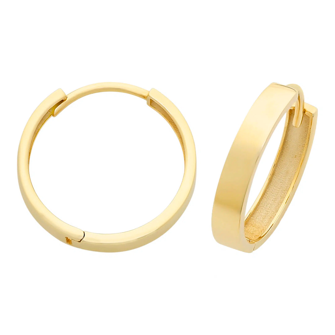9ct Yellow Gold Huggie Earrings