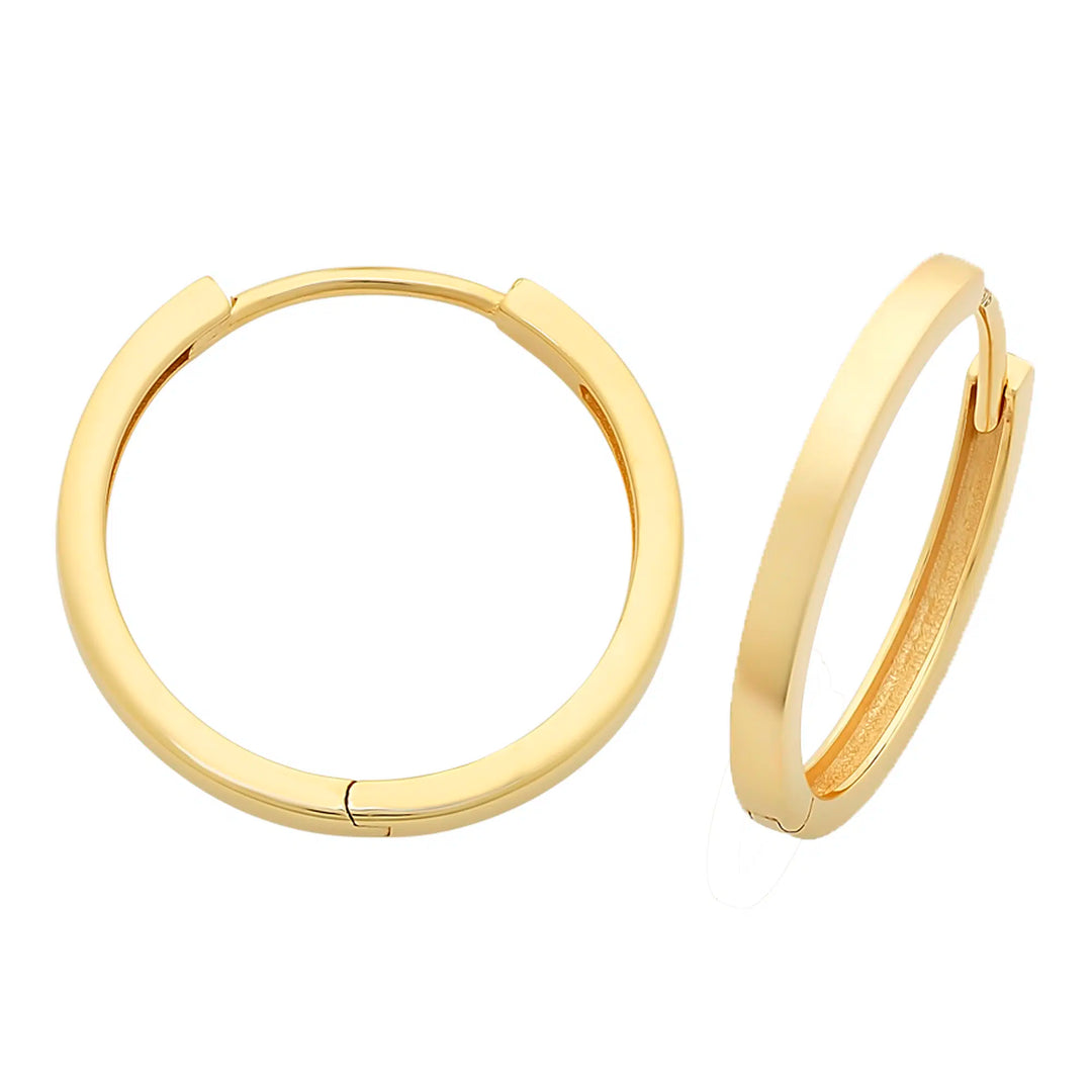9ct Yellow Gold Huggie Earrings