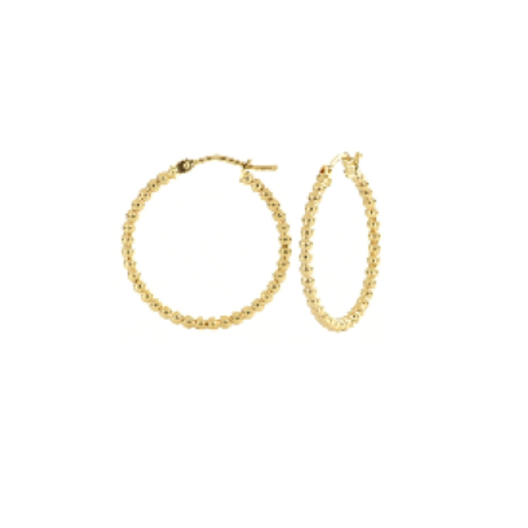 9ct Yellow Gold Hoop Earrings