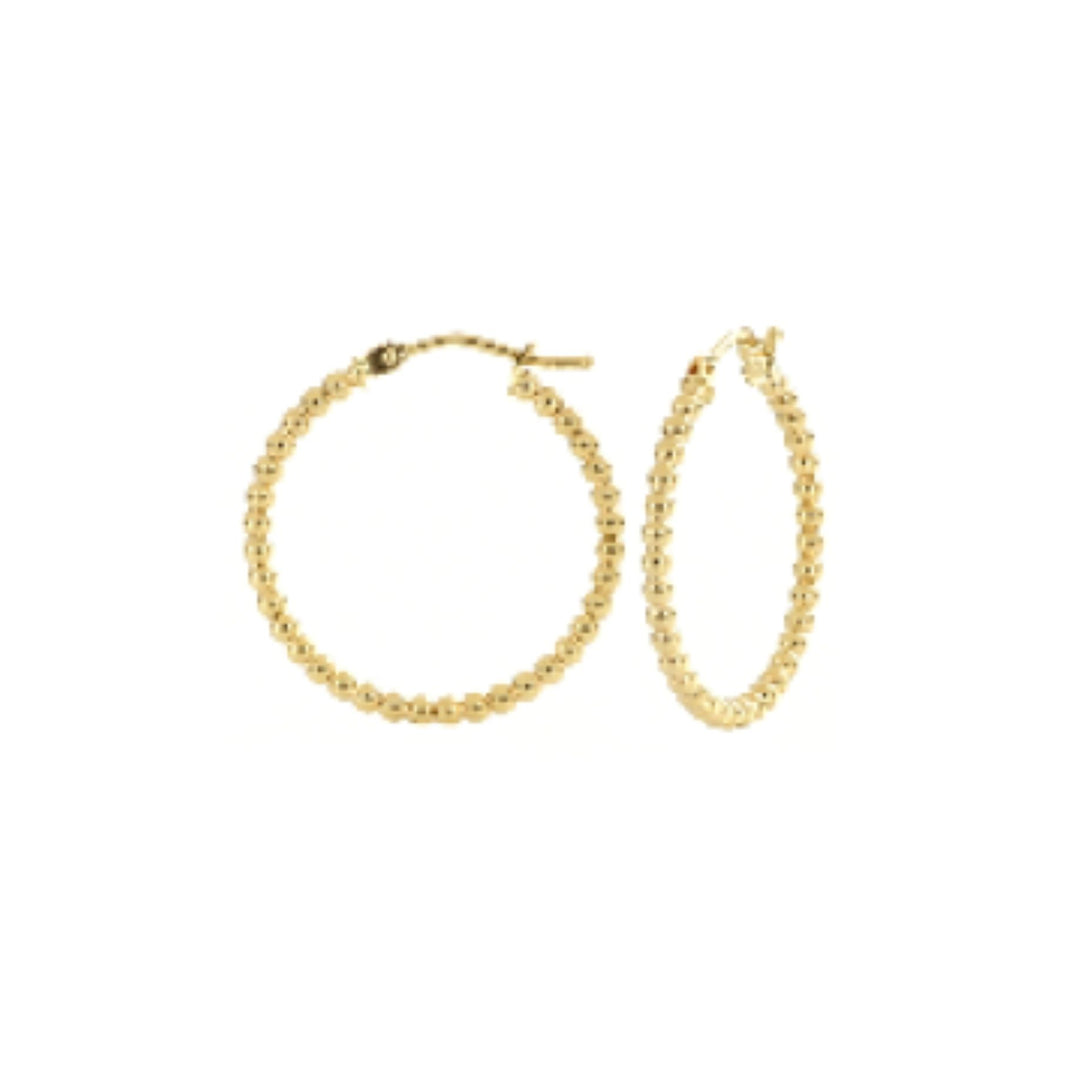 9ct Yellow Gold Hoop Earrings