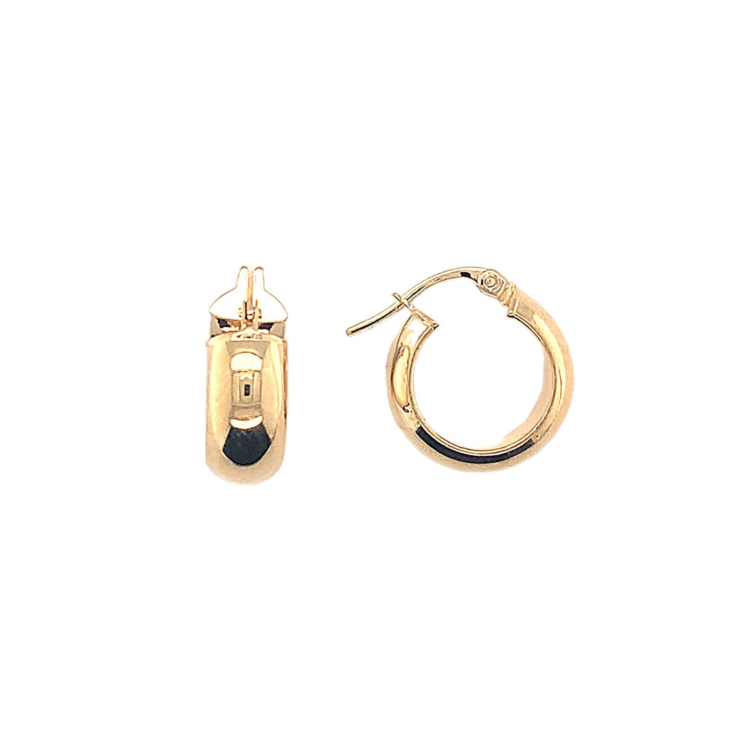 9ctg Yellow Gold Hoop Earrings