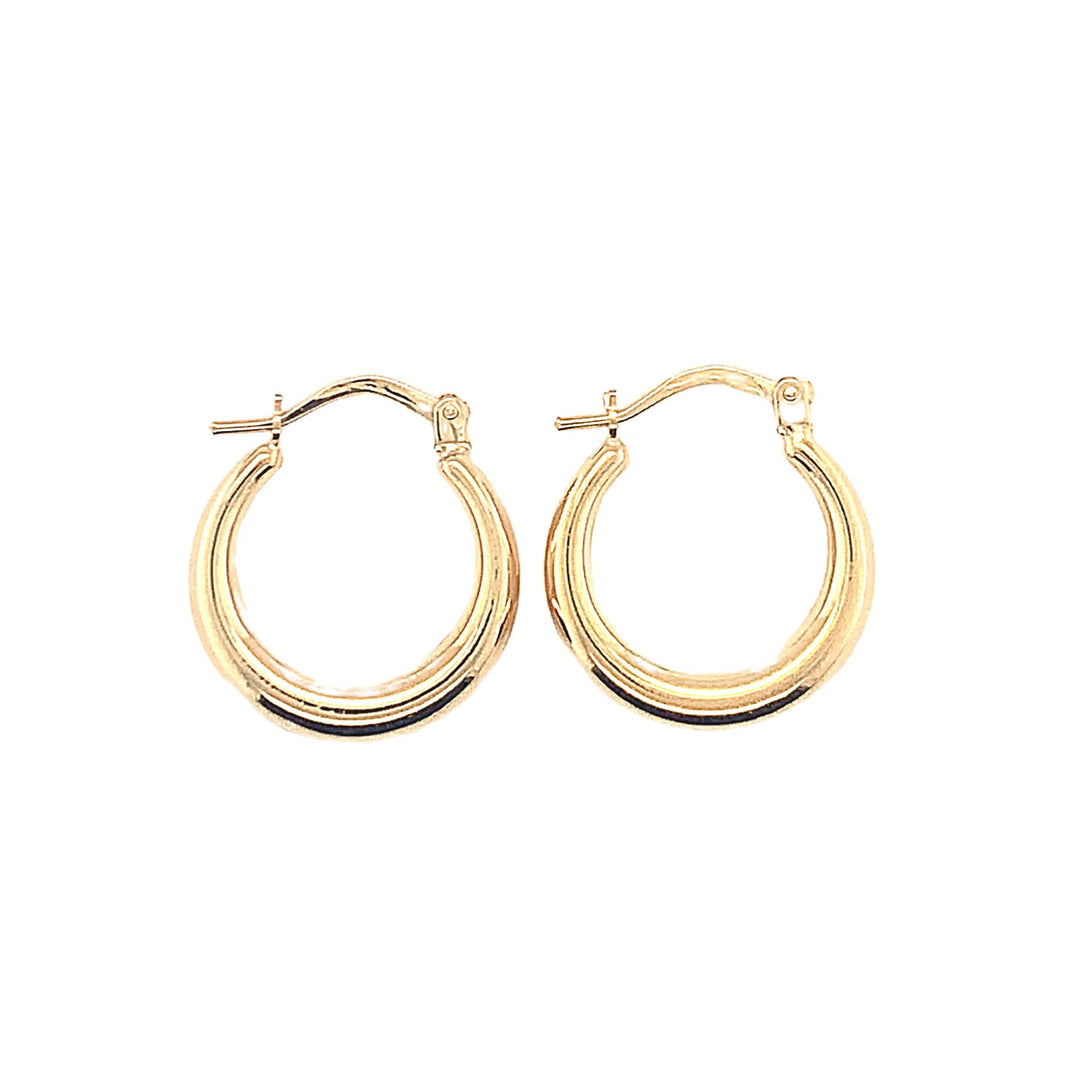 9ct Yellow Gold Hoop Earrings