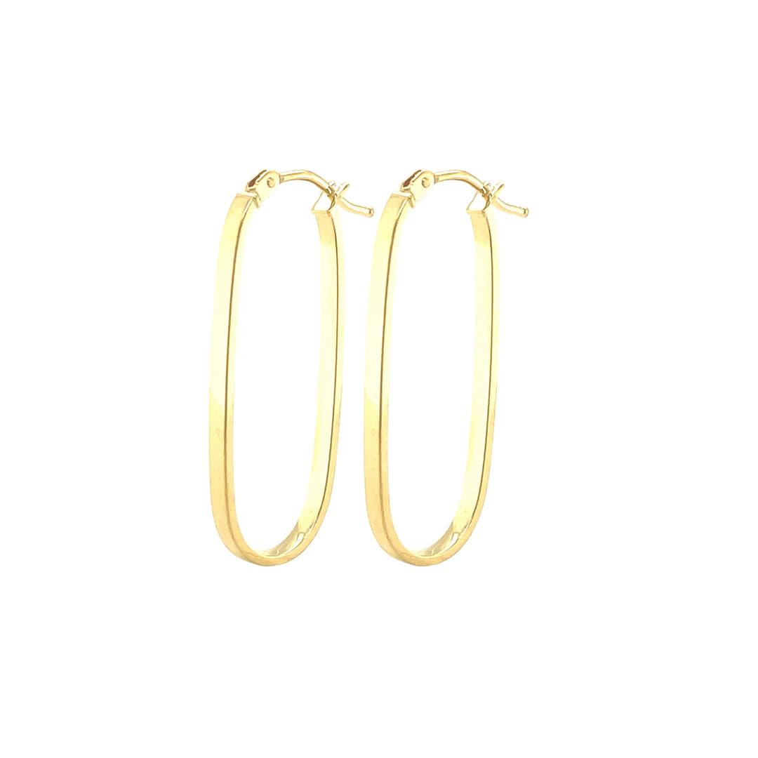 9ct Yellow Gold Hoop Earrings
