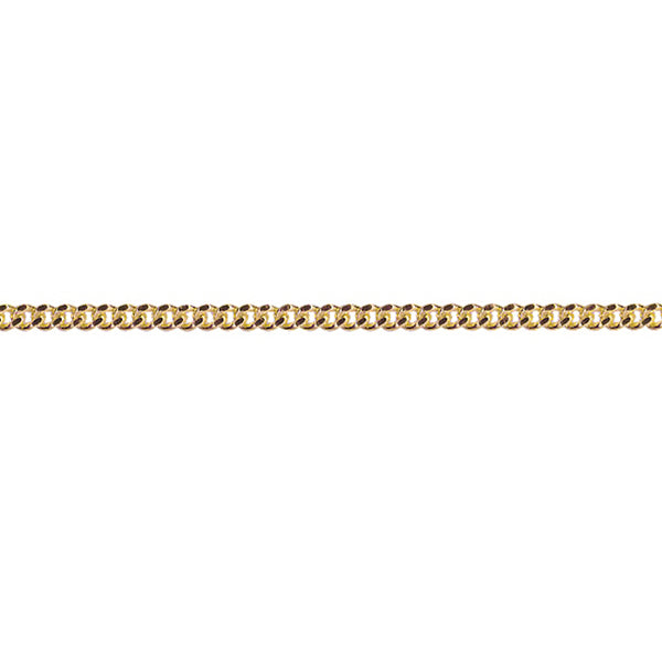 9ct Yellow Gold Curb Chain 55cms
