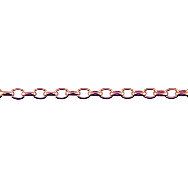 9ct Rose Gold Belcher Chain