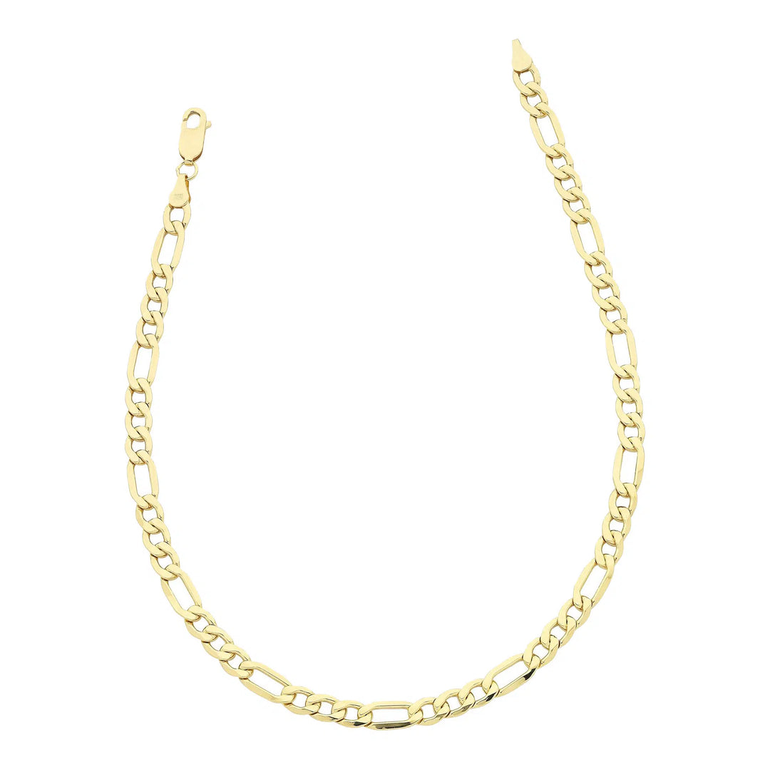 9ct Yellow Gold Silver Filled Chain