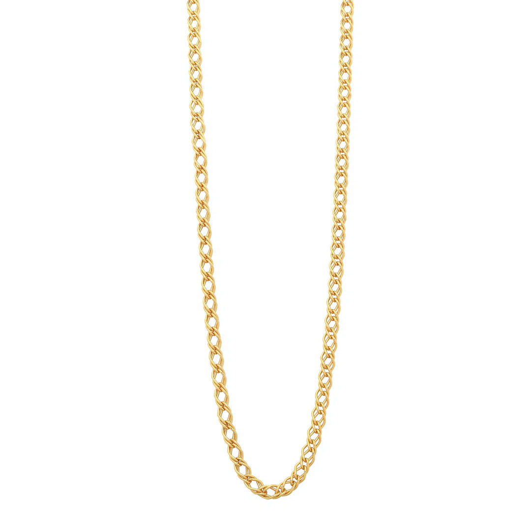 9ct Yellow Gold Silver Filled Chain