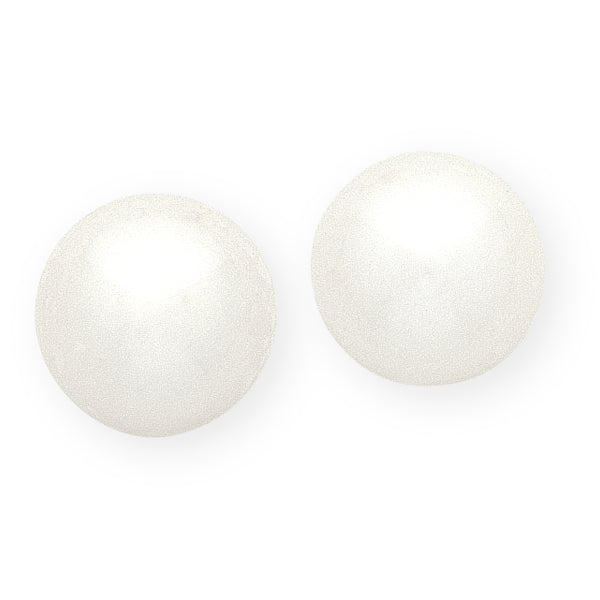 Sterling Silver Pearl Stud Earrings