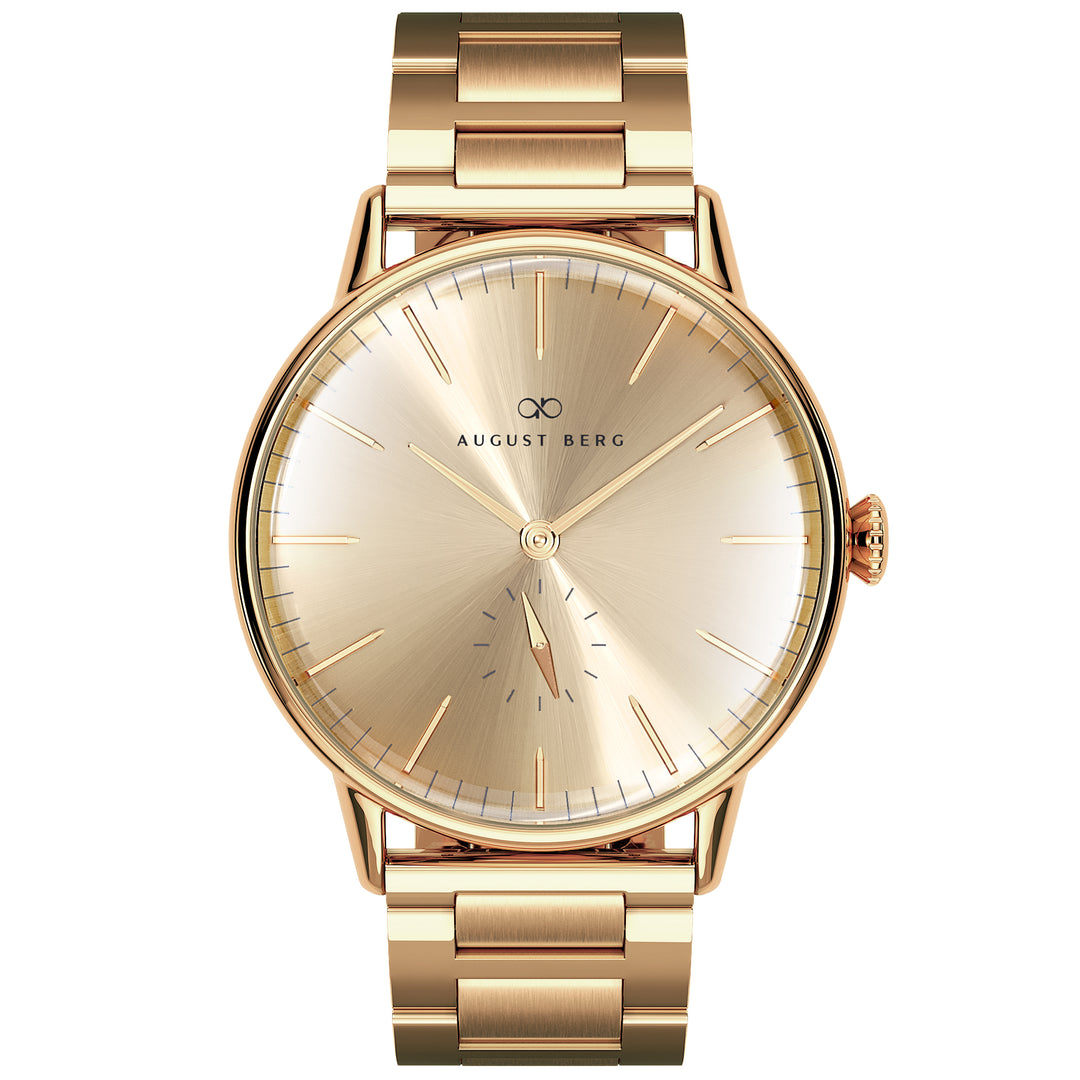 August Berg Serenity Champagne Ladies Dress Watch