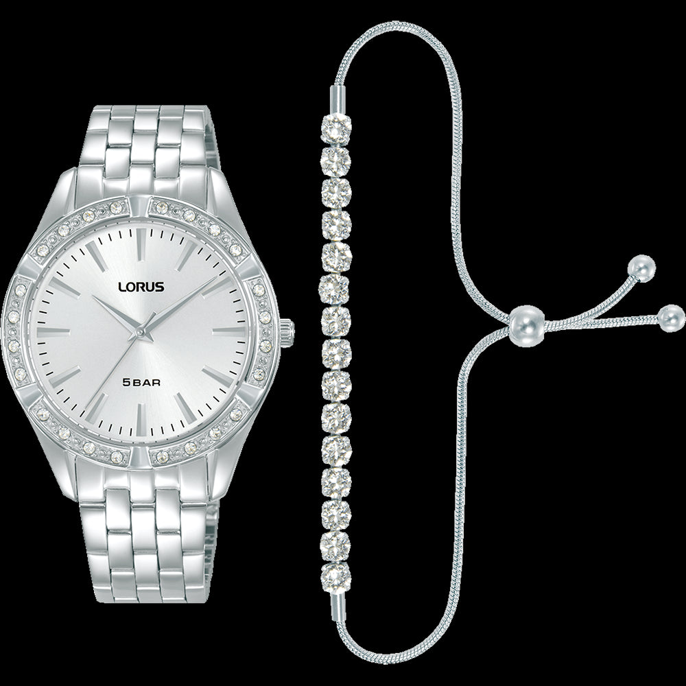 Lorus Ladies Everyday Dress Watch & Bracelet
