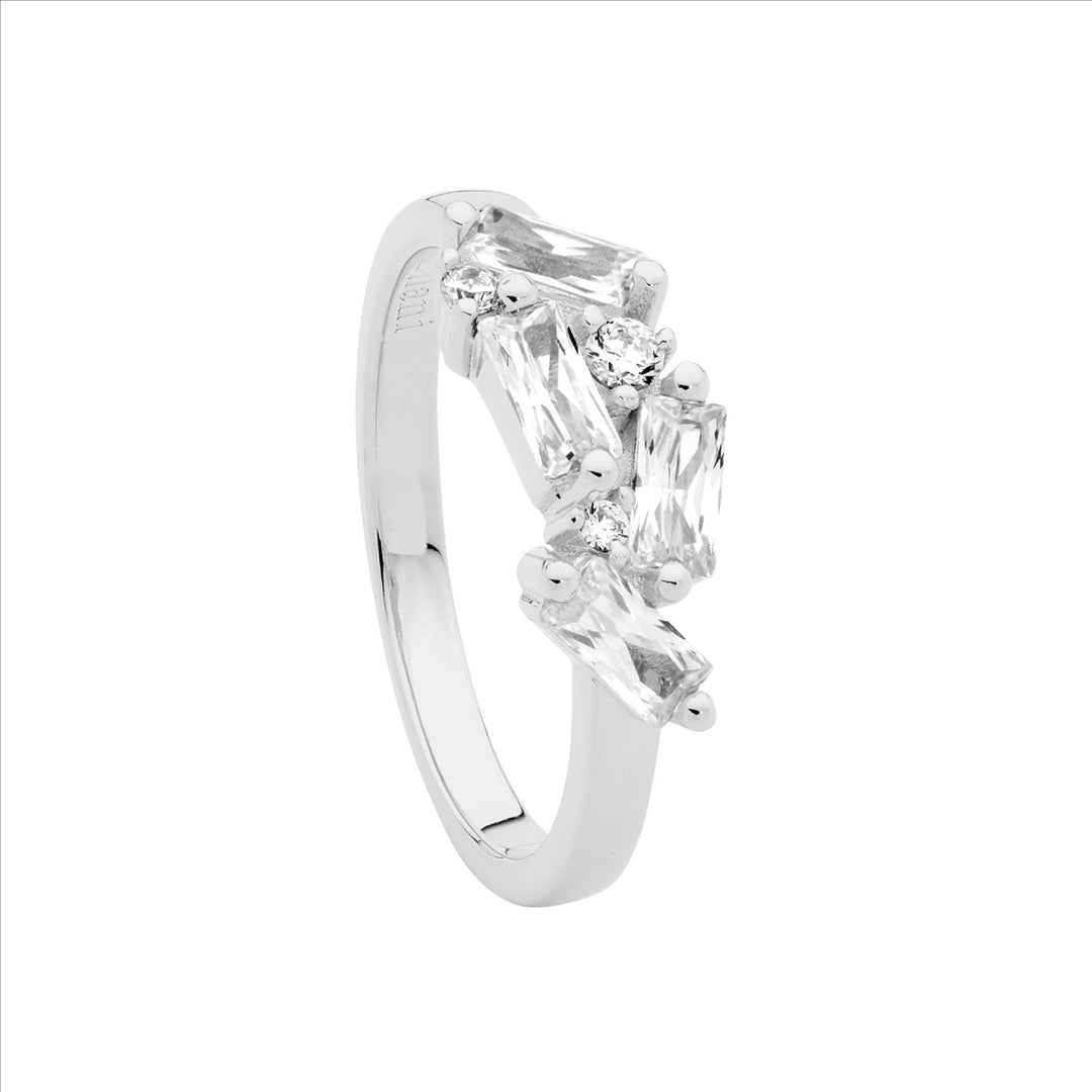 Sterling Silver Cubic Zirconia Ring