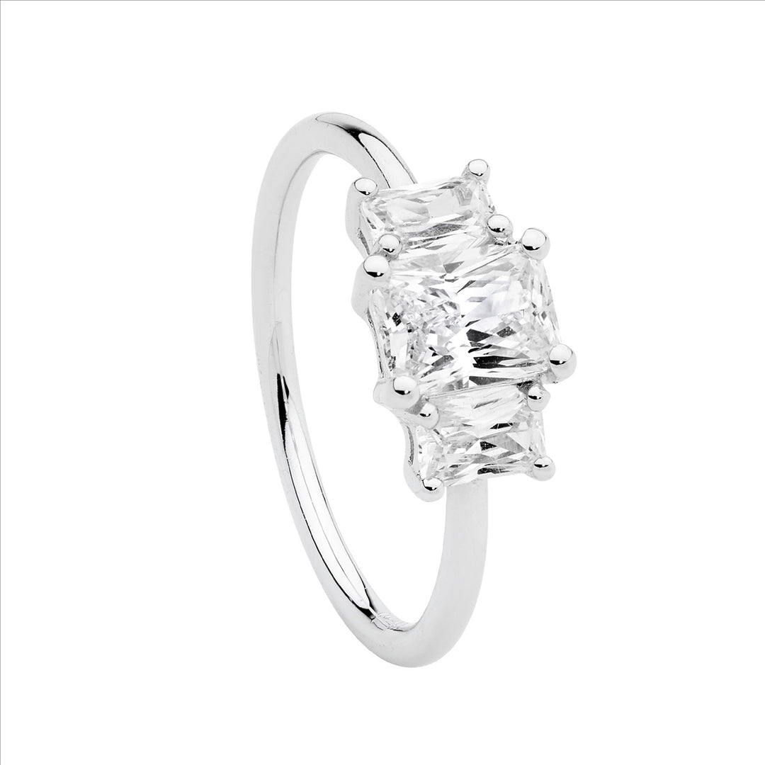 Sterling Silver Cubic Zirconia Ring