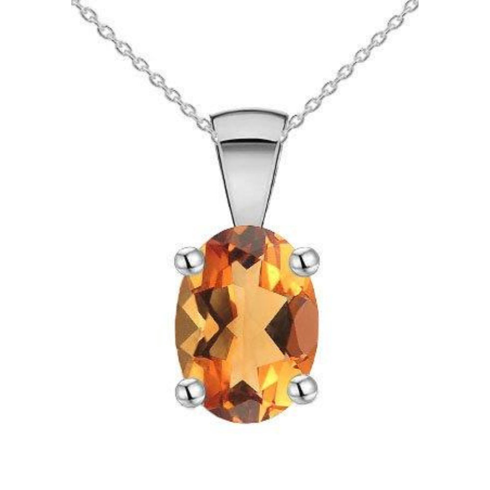 Sterling Silver Ctrine Pendant