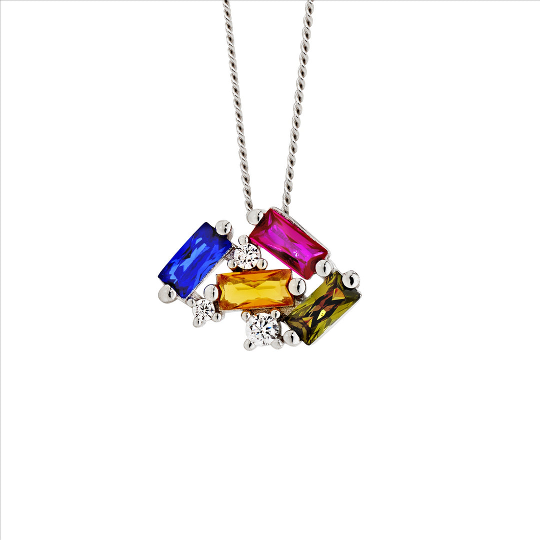 Sterling Silver Cubic Zirconia Necklace