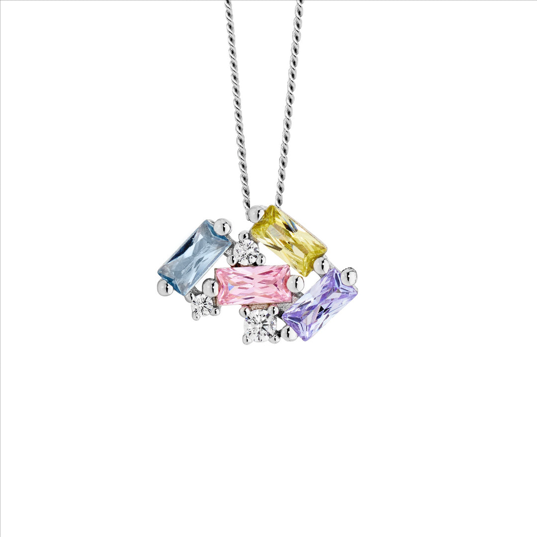 Sterling Silver Cubic Zirconia Necklace