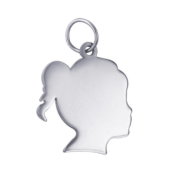 Sterling Silver Engraving Pendant