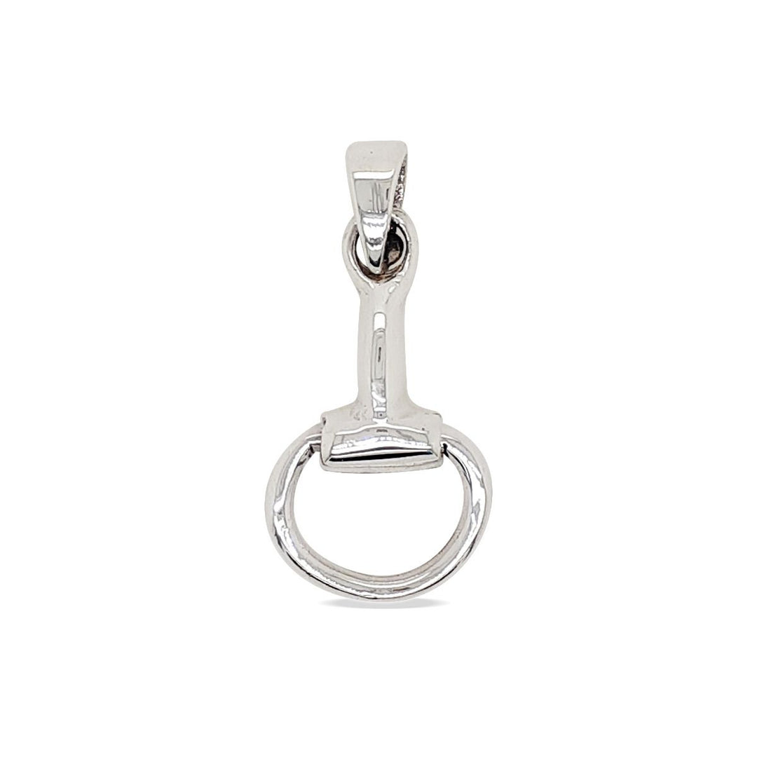 Sterling Silver Horse Shoe Bit Pendant