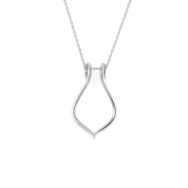 Sterling Silver Ring Keeper Pendant