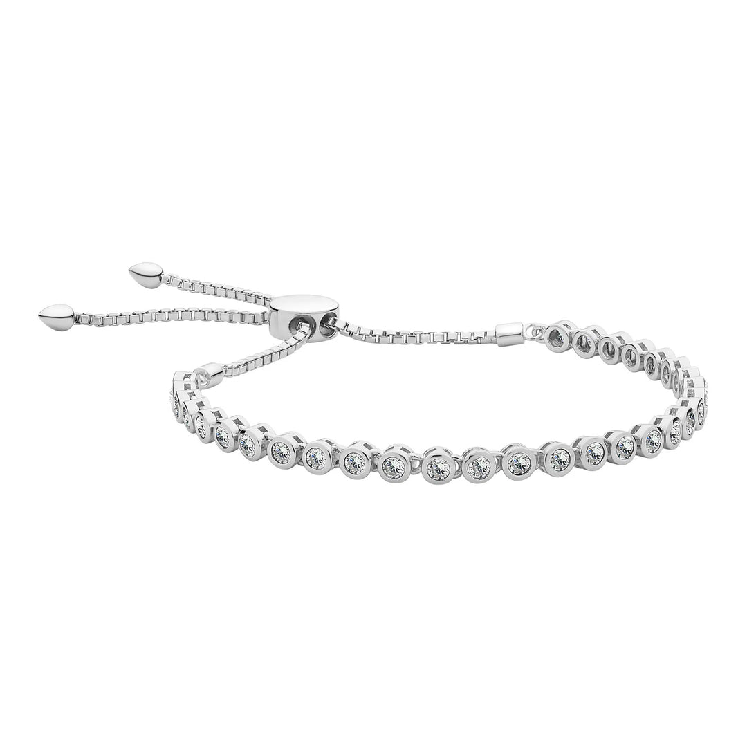 Sterling Silver Cubic Zirconia Bracelet