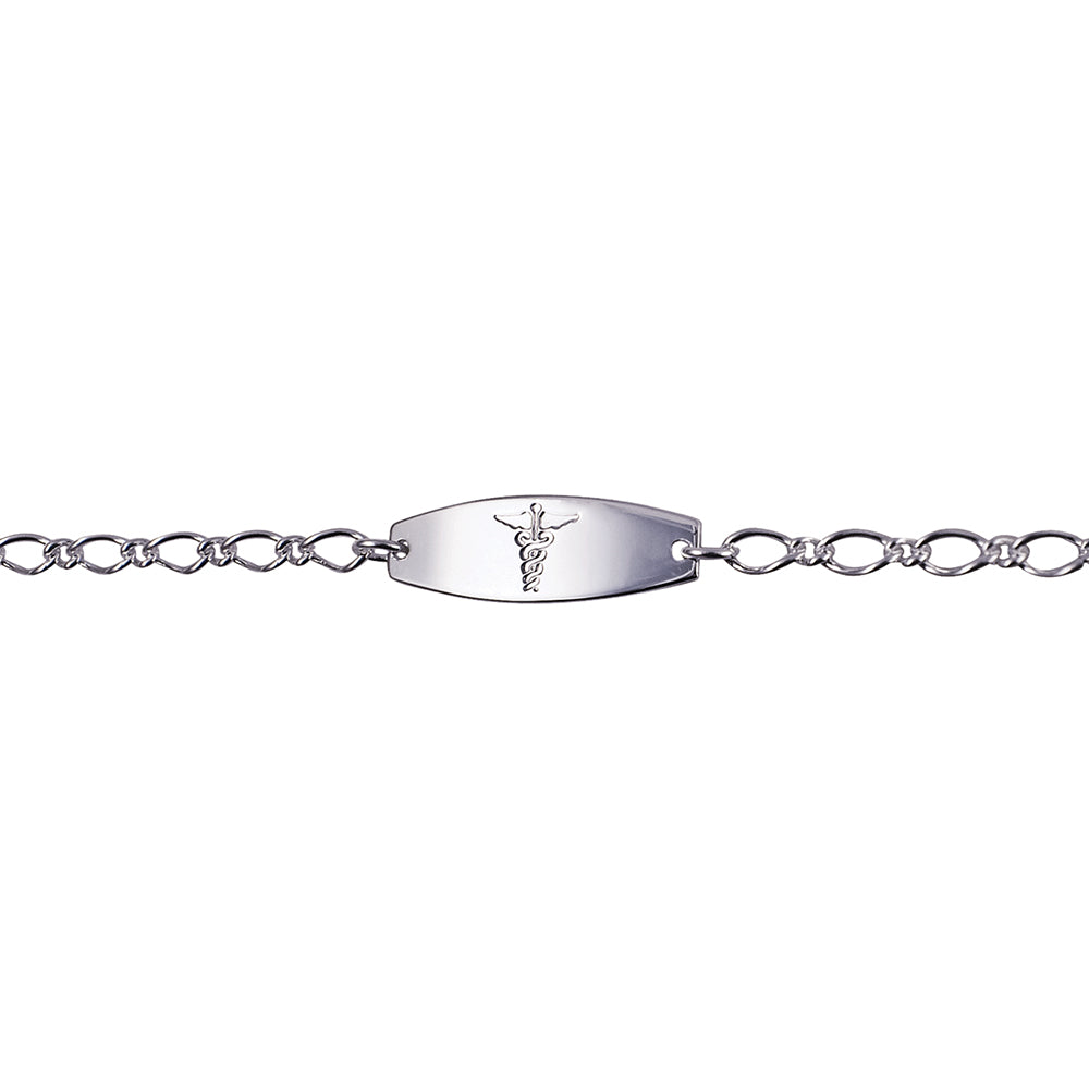 Sterling Silver Medical Id Bracelet