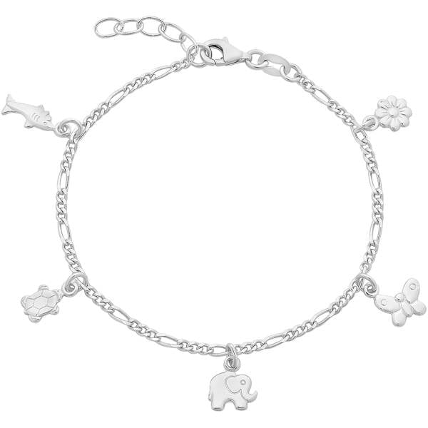 Sterling Silver Charm Bracelet