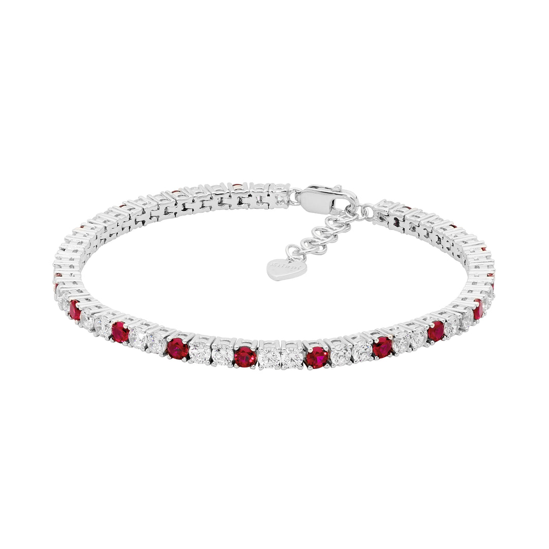 Sterling Silver Cubic Zirconia Tennis Bracelet