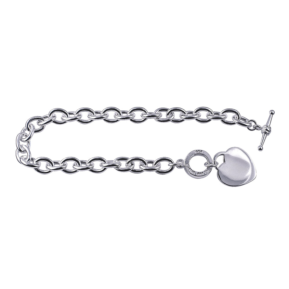 Sterling Silver Cable Link Bracelet