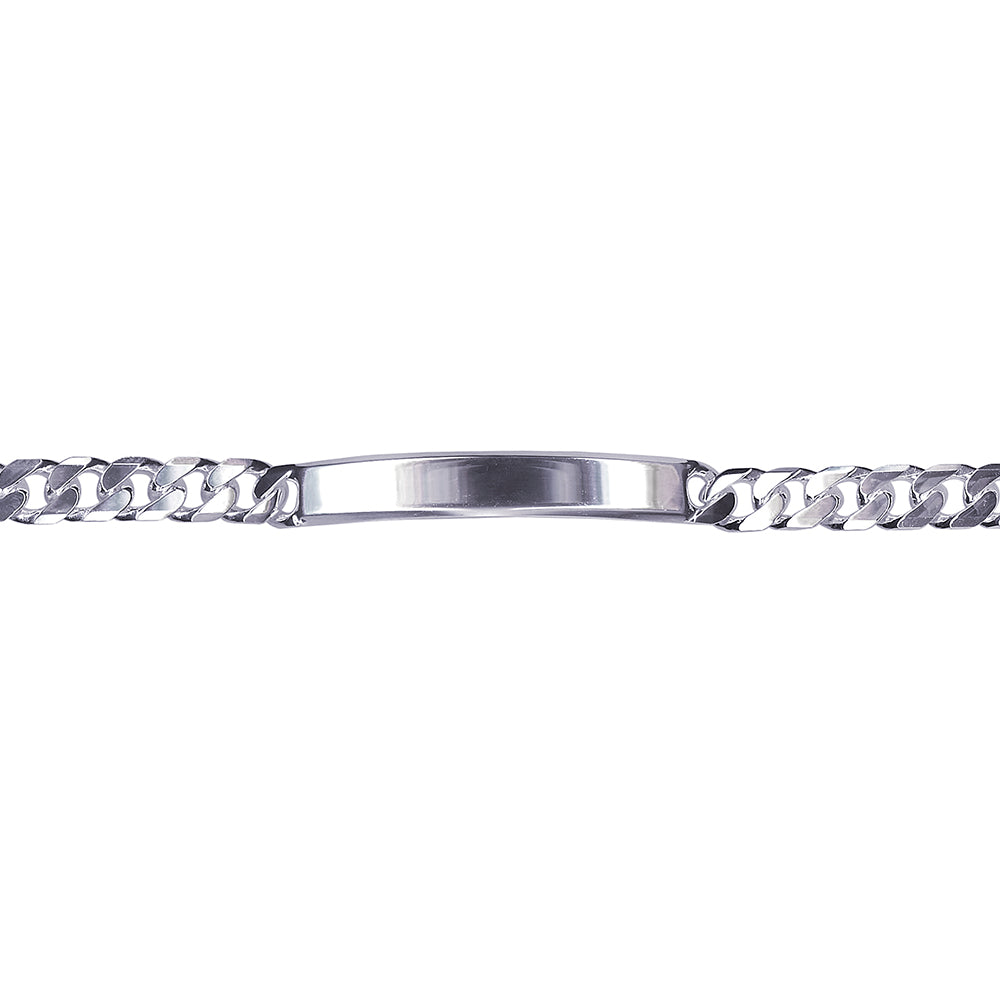 Sterling Silver Curb ID Bracelet