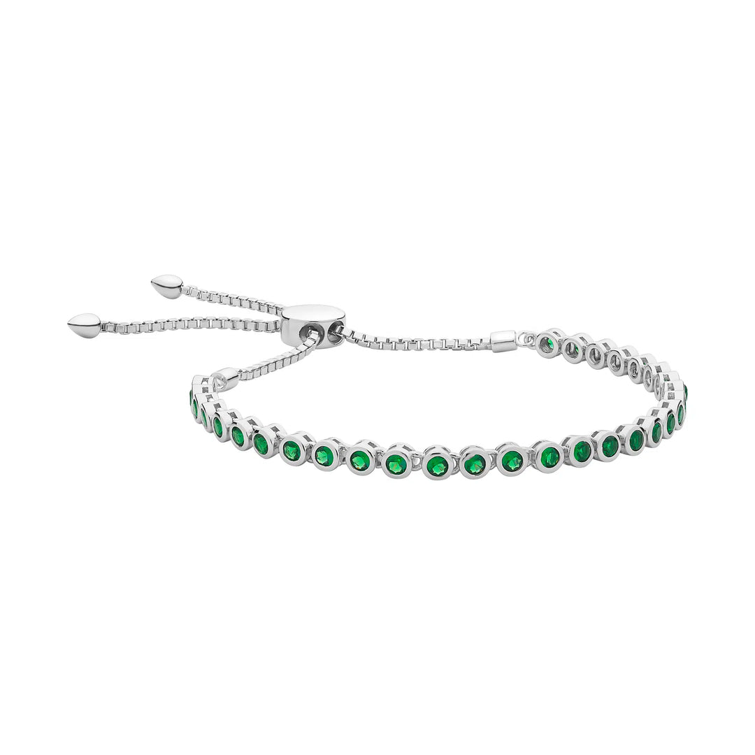 Sterling Silver Cubic Zirconia Bracelet