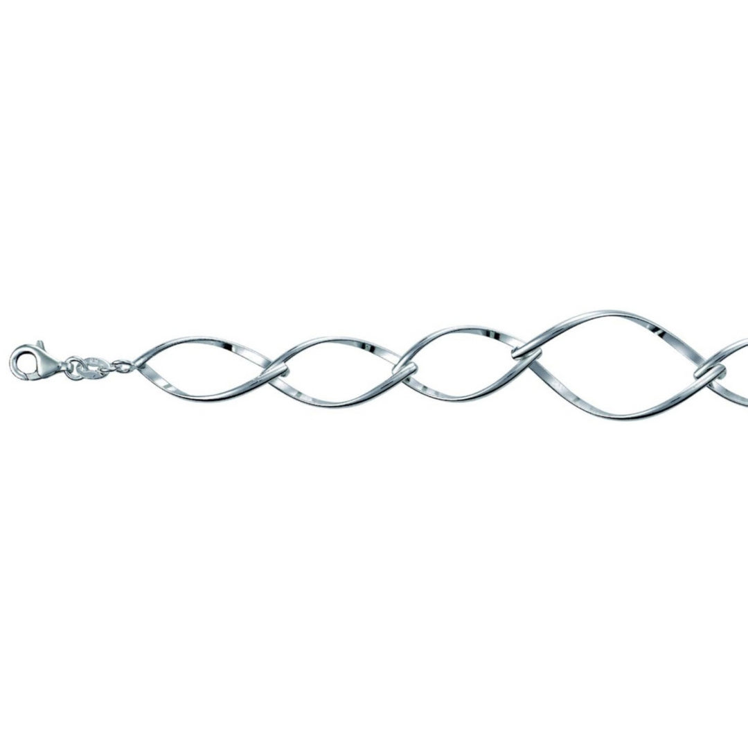 Sterling Silver Open Link Bracelet