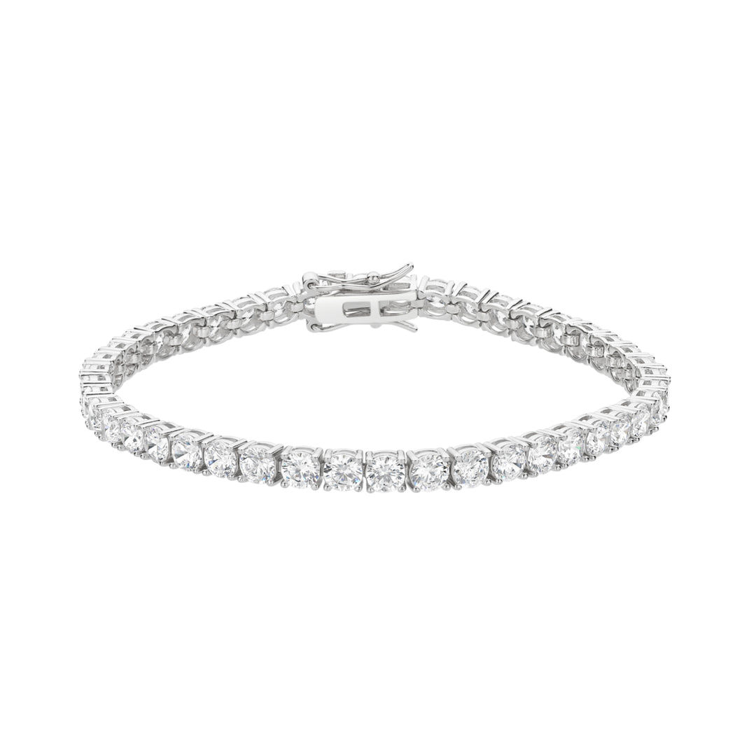 Sterling Silver Cubic Zirconia Tennis Bracelet
