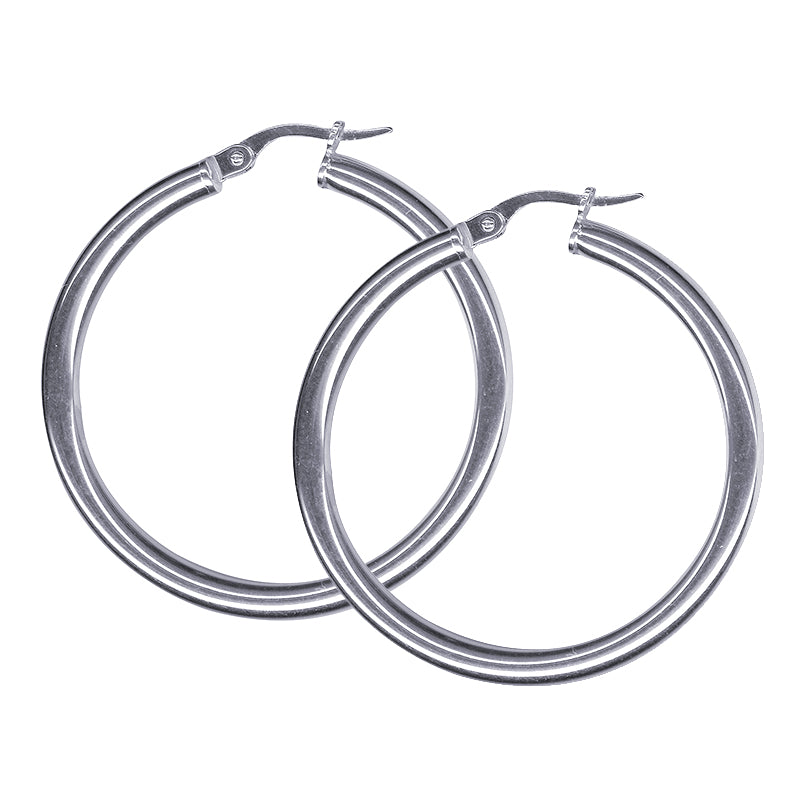 Sterling Silver Hoop Earrings