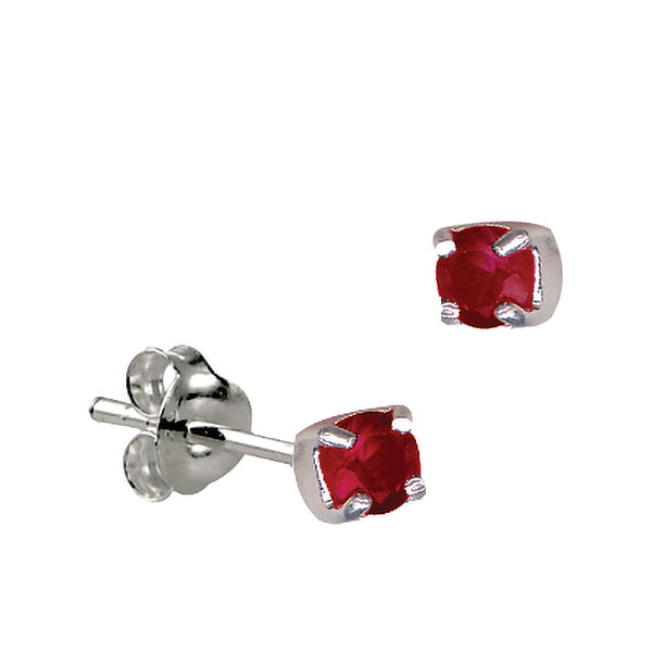 Sterling Silver Cubic Zirconia Stud Earrings