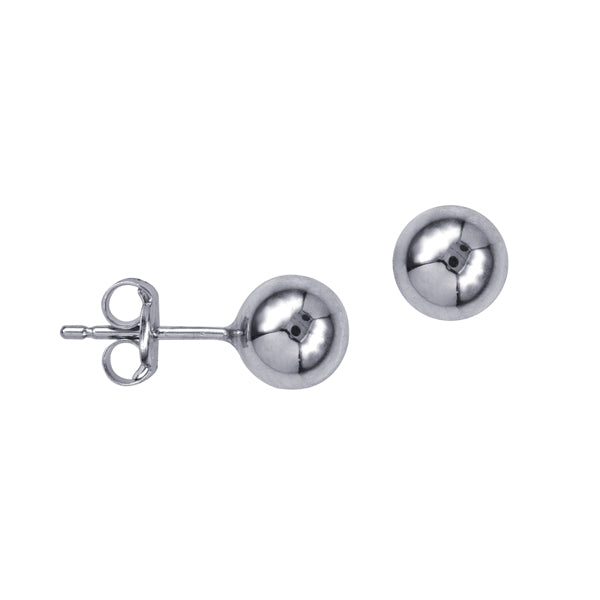 Sterling Silver Ball Stud Earrings