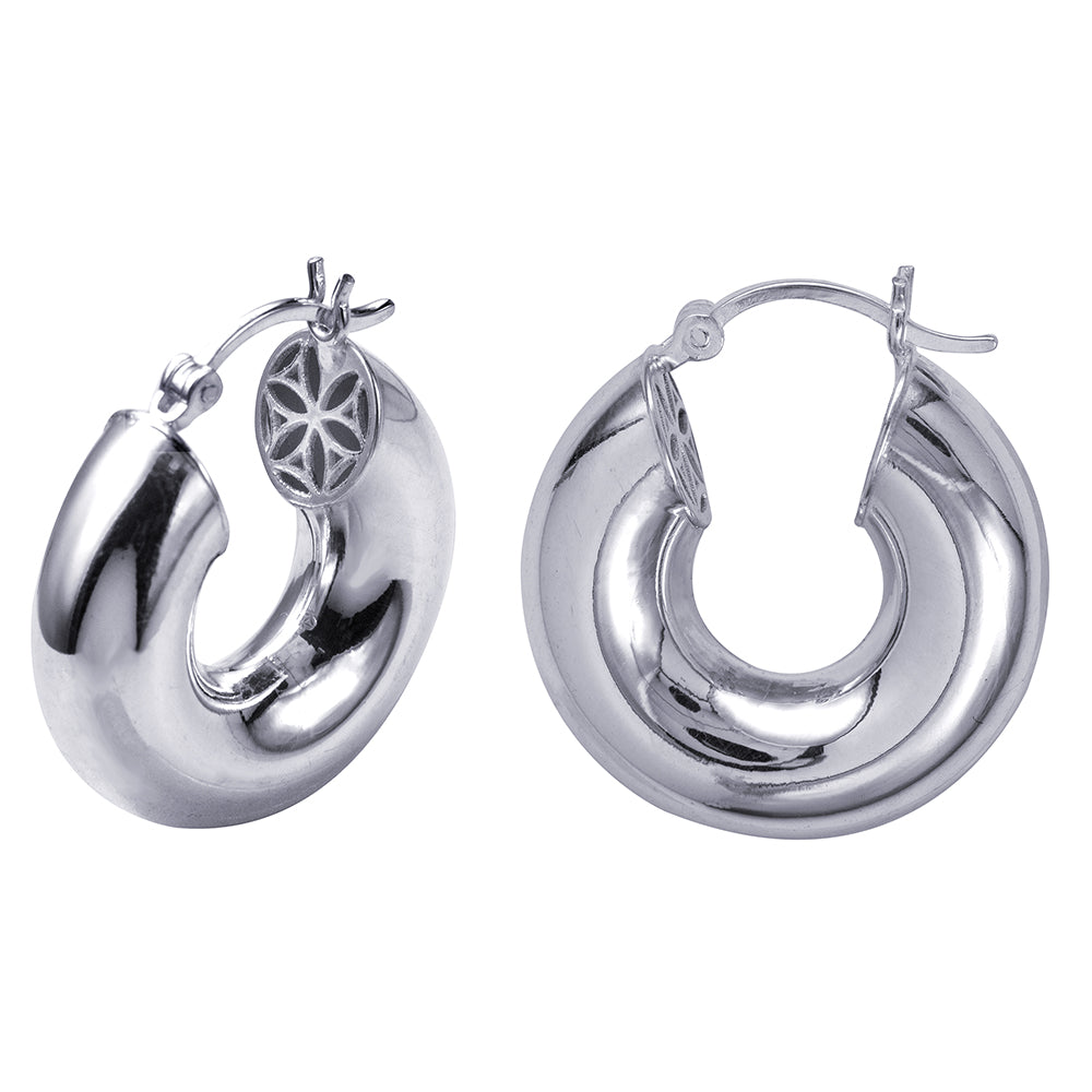 Sterling Silver Hoop Earrings