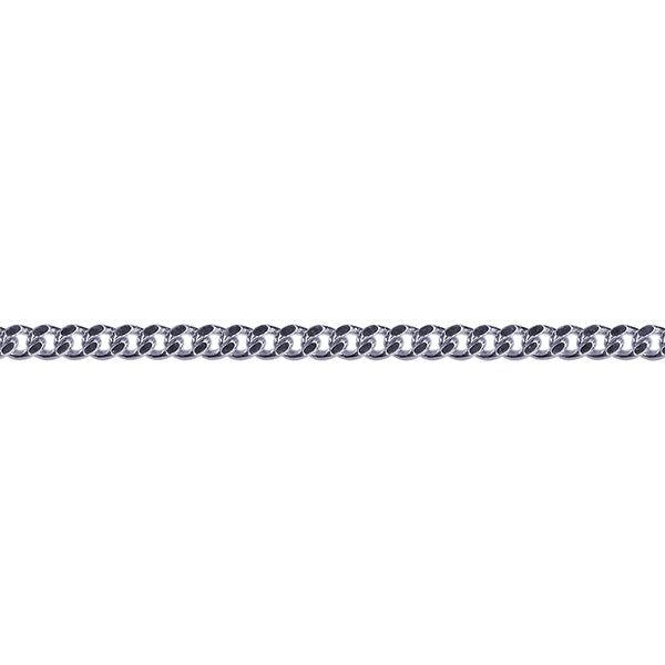 Sterling Silver Curb Chain 60cms