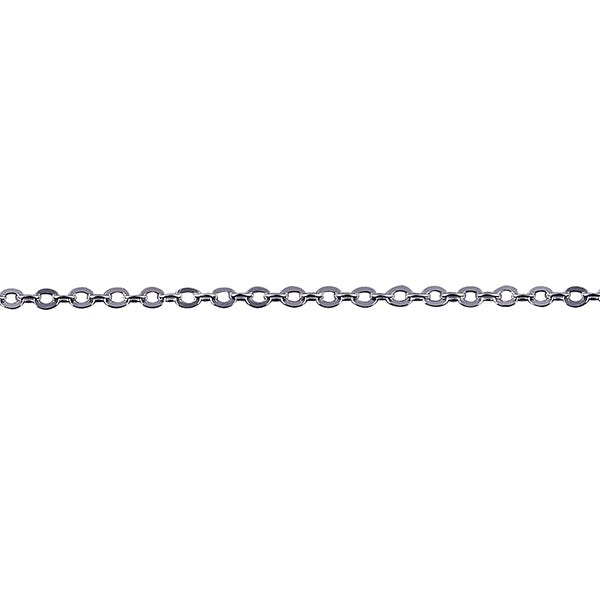 Sterling Silver Hammered Trace Chain