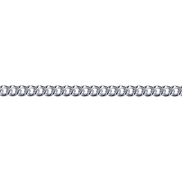 Sterling Silver Curb Chain 50cms