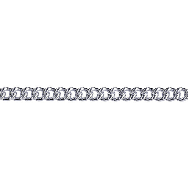 Sterling Silver Curb Chain 50cms