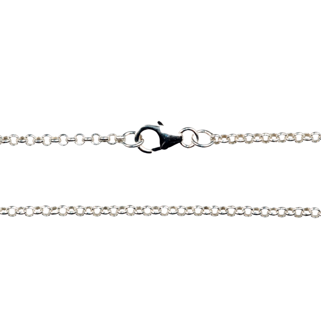 Sterling Silver Belcher Chain 90cms