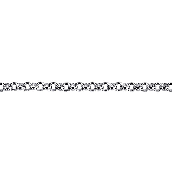 Sterling Silver Belcher Chain 45cms